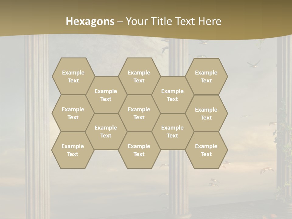 Light Horizon Heaven PowerPoint Template