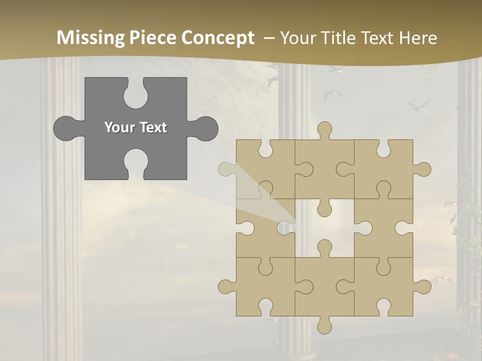 Light Horizon Heaven PowerPoint Template