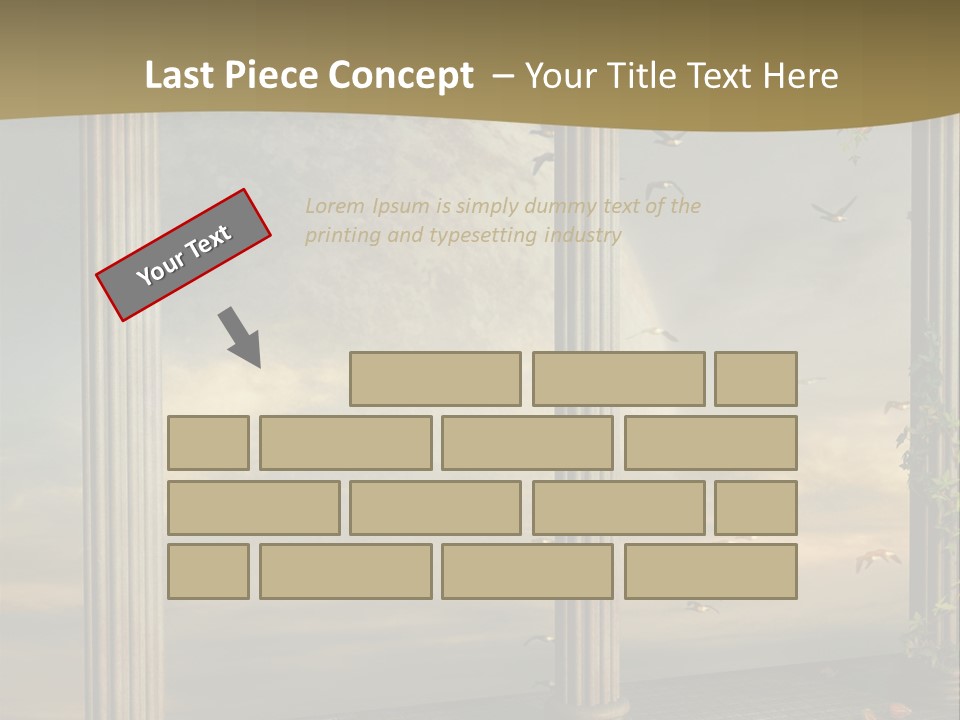 Light Horizon Heaven PowerPoint Template