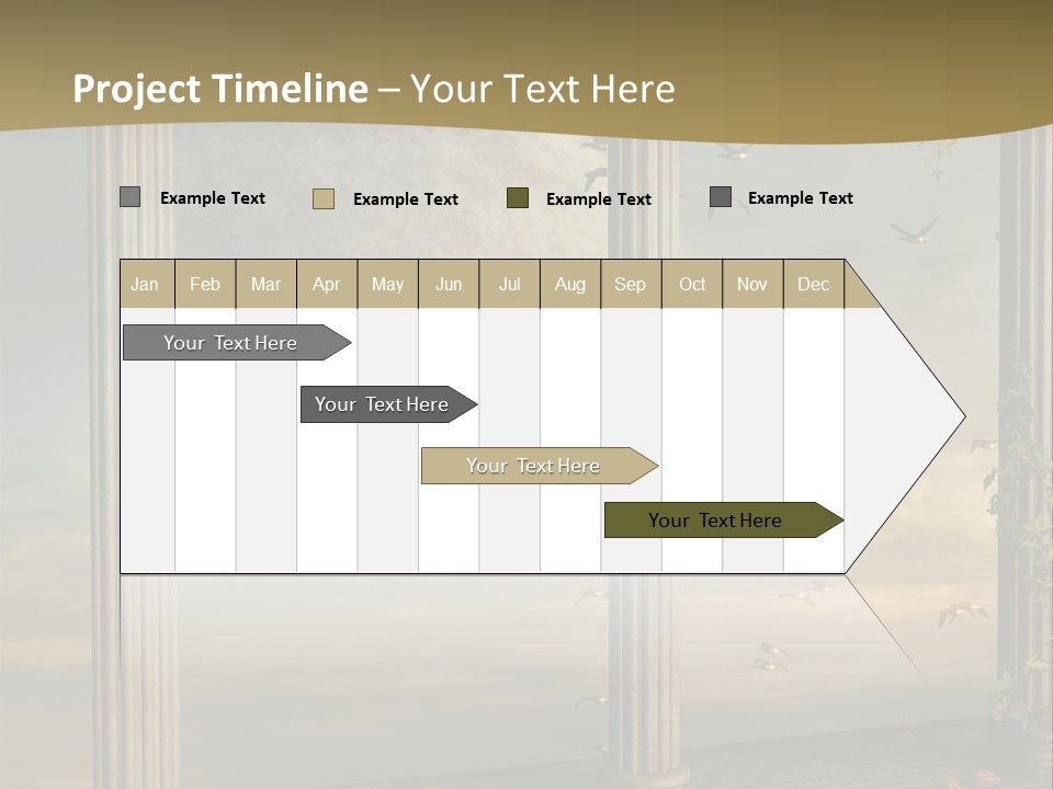 Light Horizon Heaven PowerPoint Template