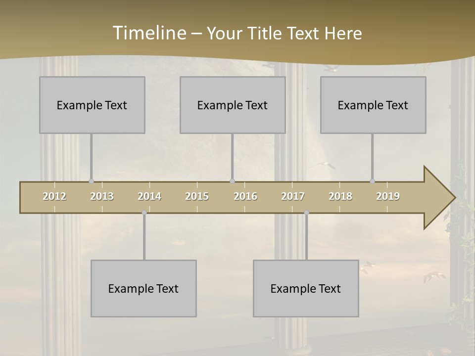 Light Horizon Heaven PowerPoint Template