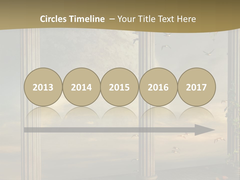 Light Horizon Heaven PowerPoint Template