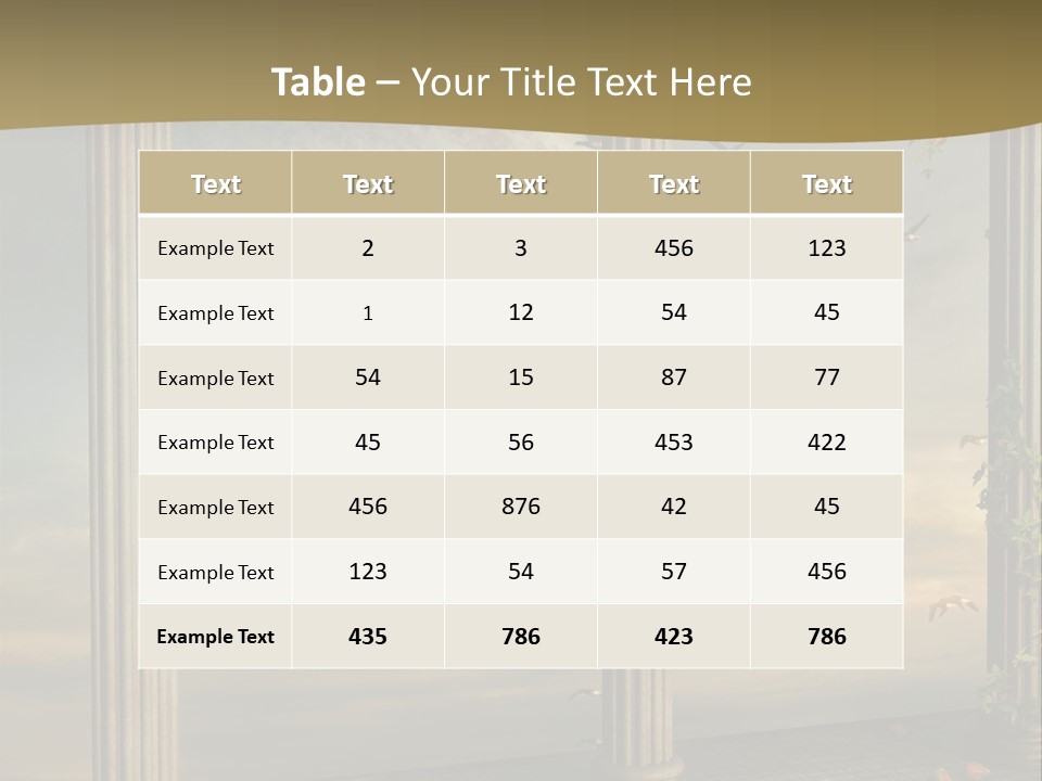 Light Horizon Heaven PowerPoint Template