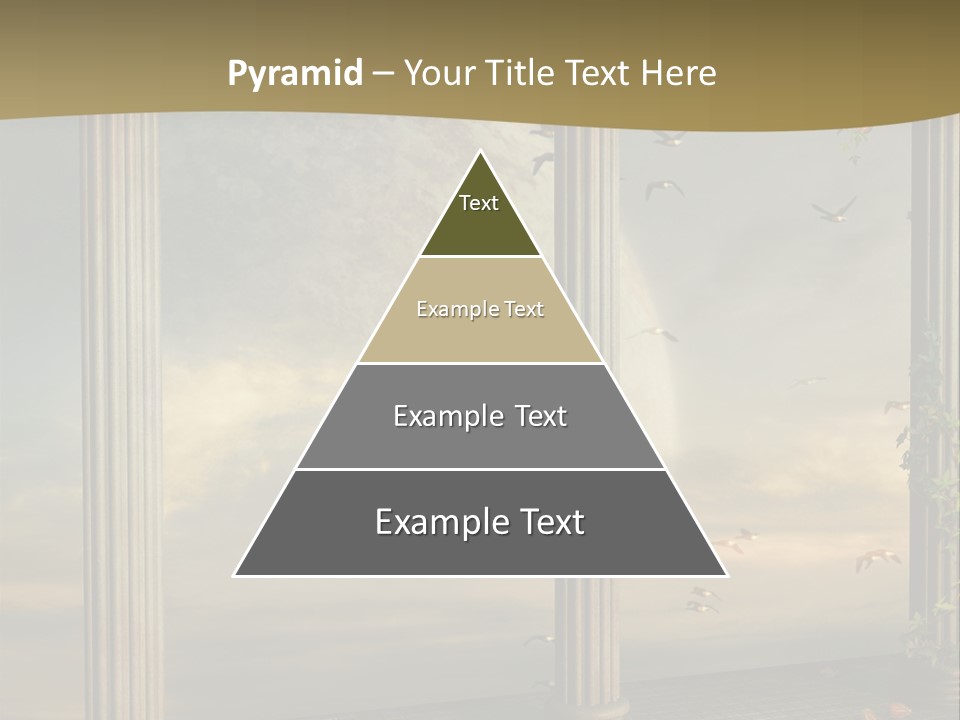 Light Horizon Heaven PowerPoint Template