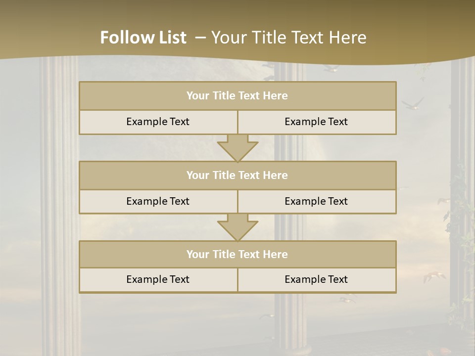 Light Horizon Heaven PowerPoint Template