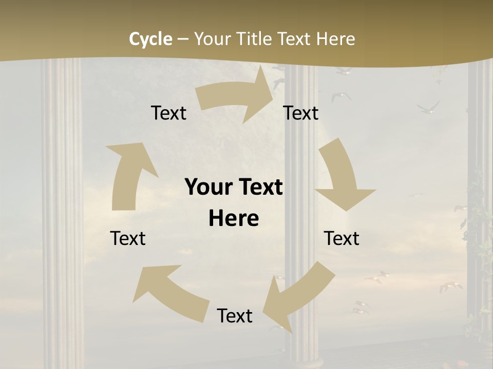 Light Horizon Heaven PowerPoint Template