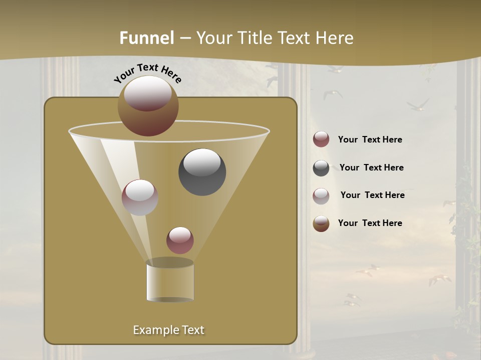 Light Horizon Heaven PowerPoint Template