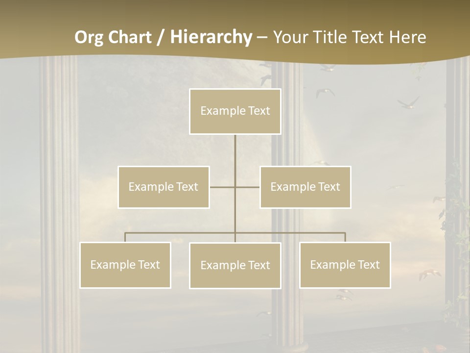 Light Horizon Heaven PowerPoint Template