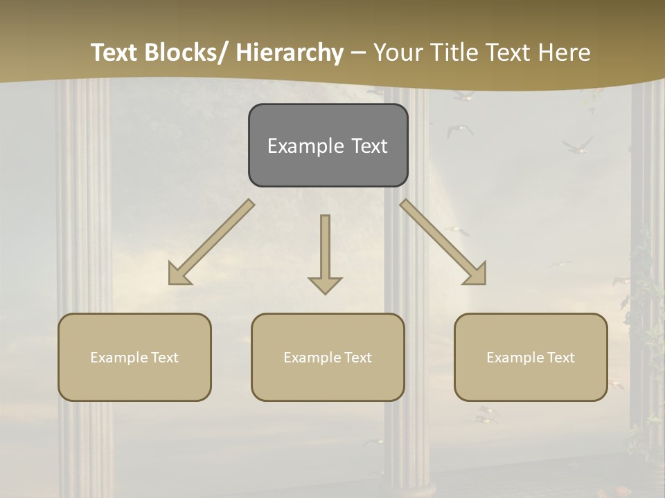 Light Horizon Heaven PowerPoint Template