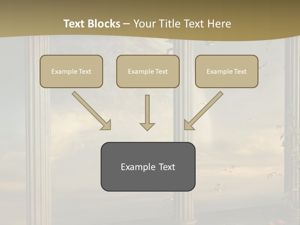 Light Horizon Heaven PowerPoint Template