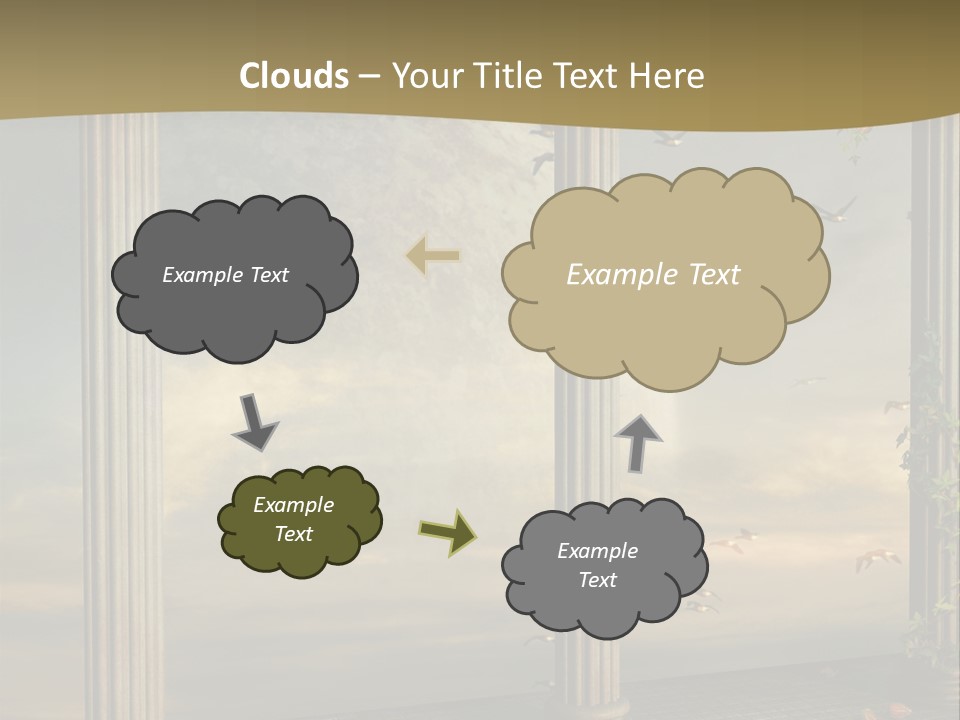 Light Horizon Heaven PowerPoint Template