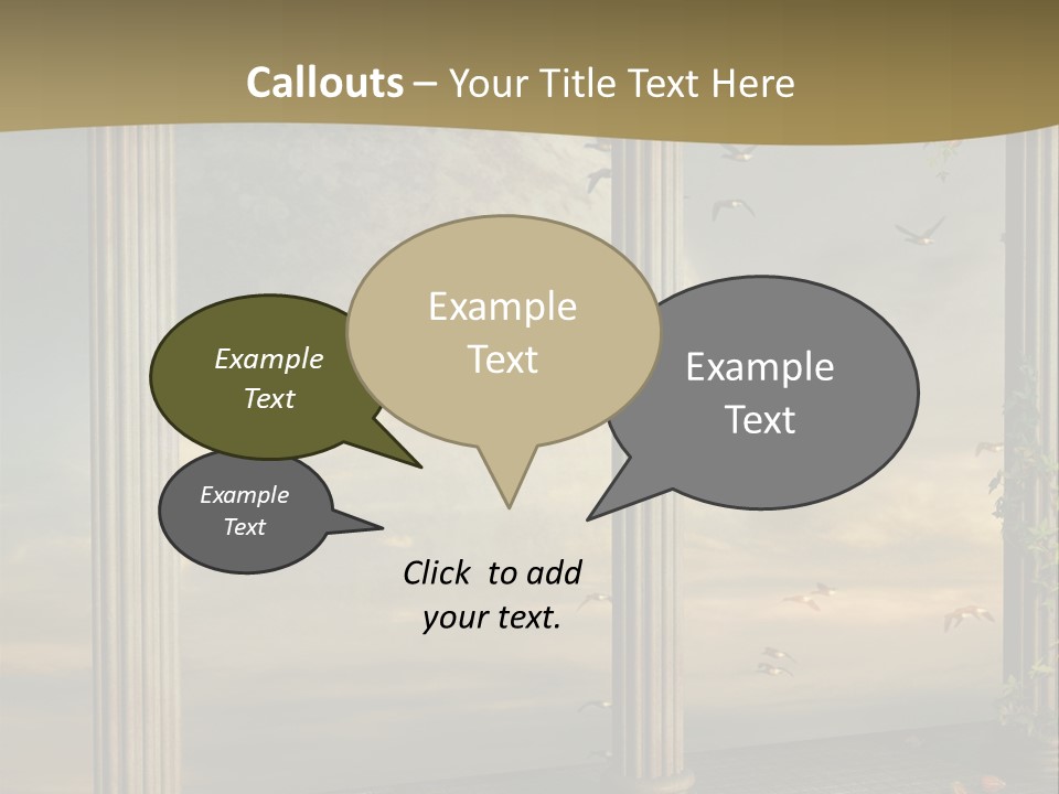 Light Horizon Heaven PowerPoint Template