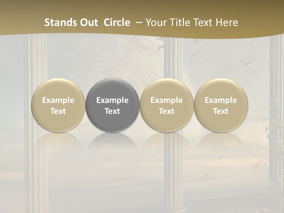 Light Horizon Heaven PowerPoint Template