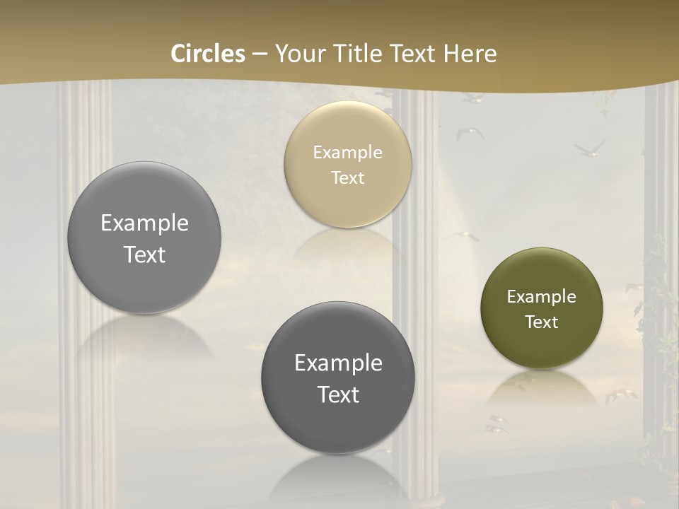 Light Horizon Heaven PowerPoint Template