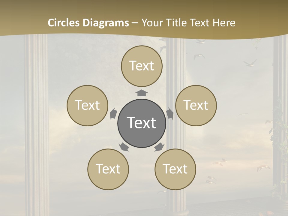 Light Horizon Heaven PowerPoint Template