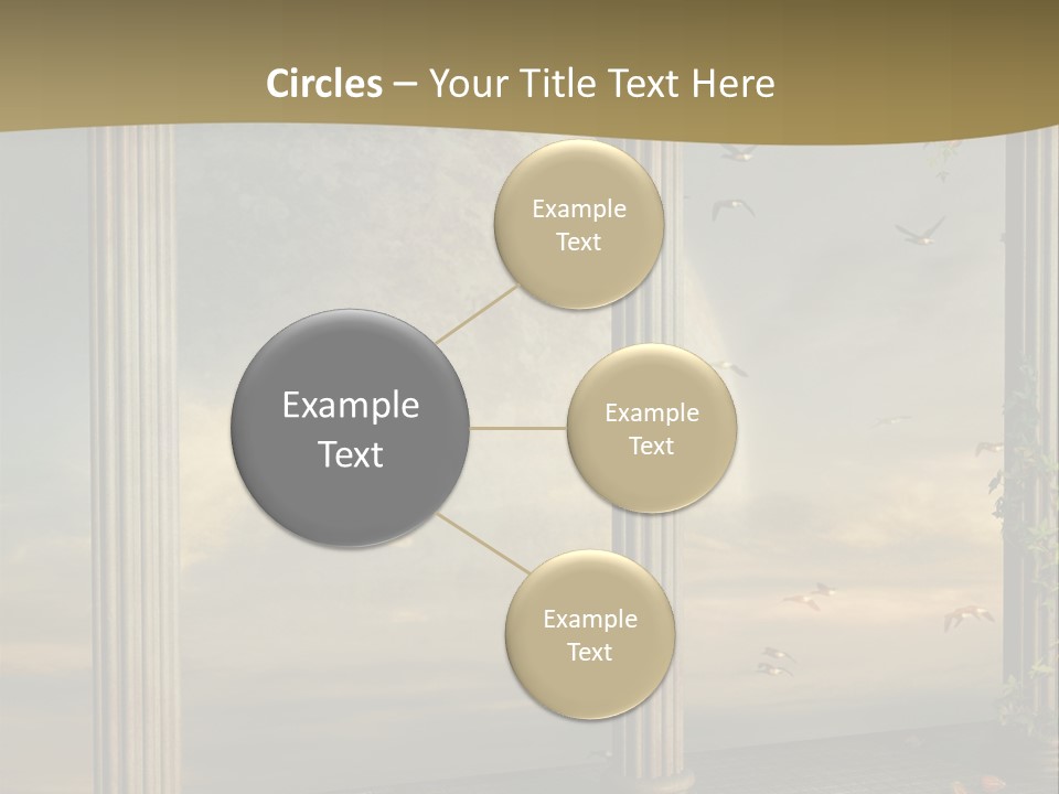 Light Horizon Heaven PowerPoint Template