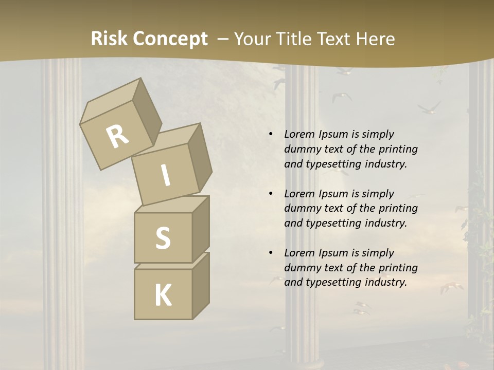 Light Horizon Heaven PowerPoint Template