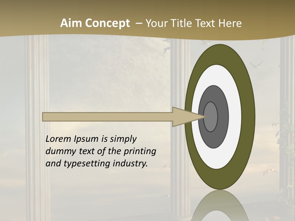 Light Horizon Heaven PowerPoint Template