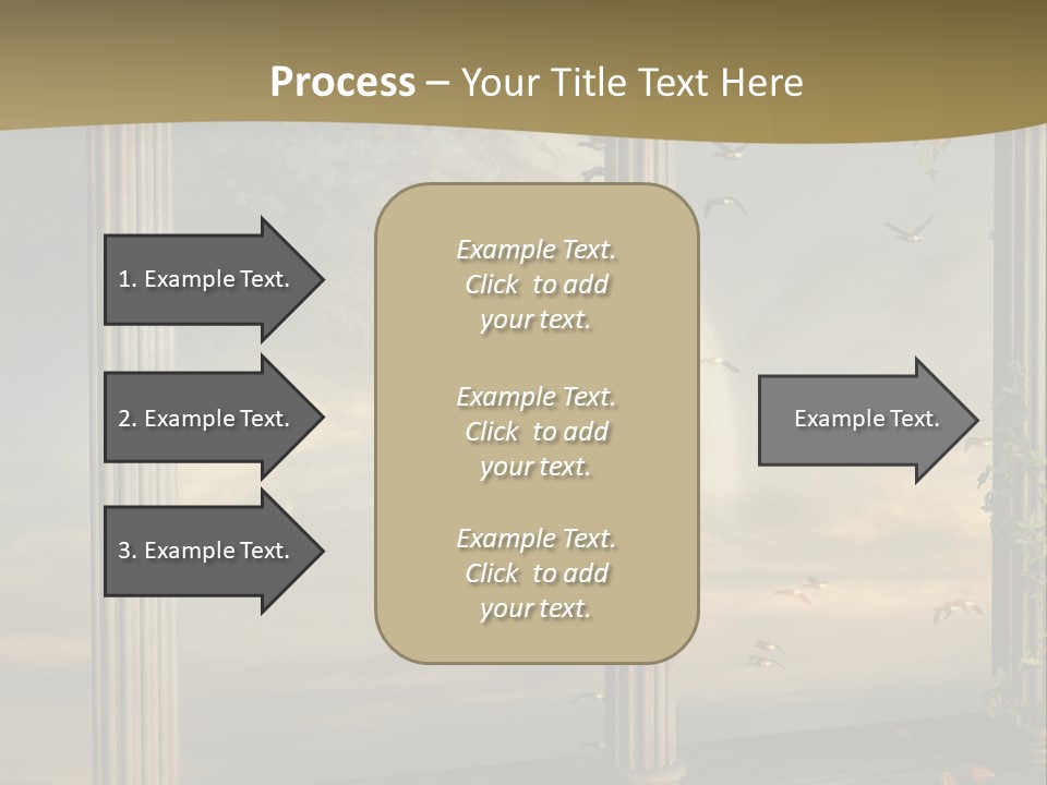 Light Horizon Heaven PowerPoint Template