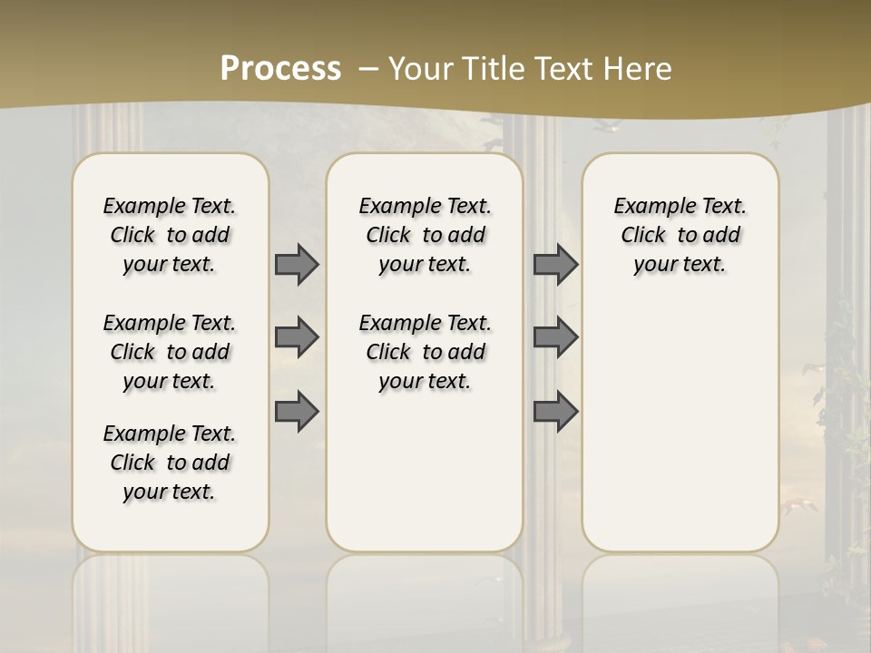 Light Horizon Heaven PowerPoint Template
