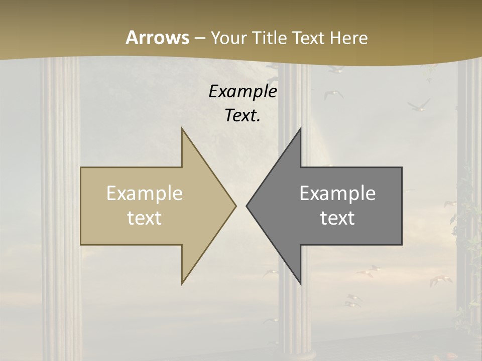 Light Horizon Heaven PowerPoint Template