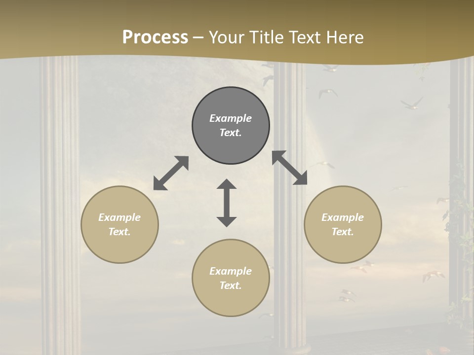 Light Horizon Heaven PowerPoint Template