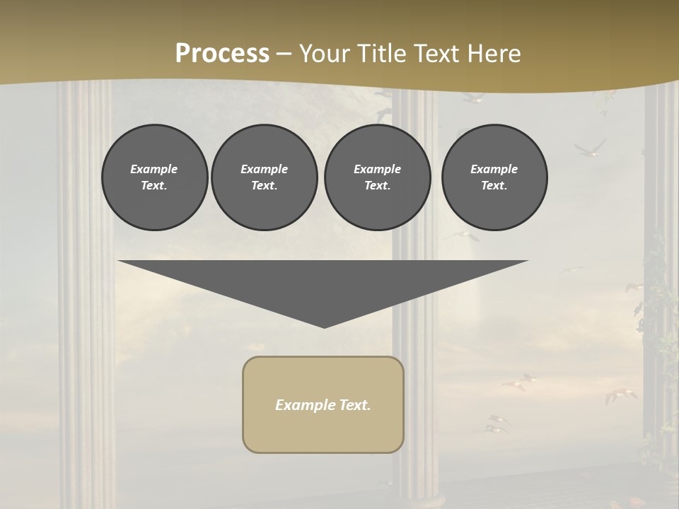 Light Horizon Heaven PowerPoint Template