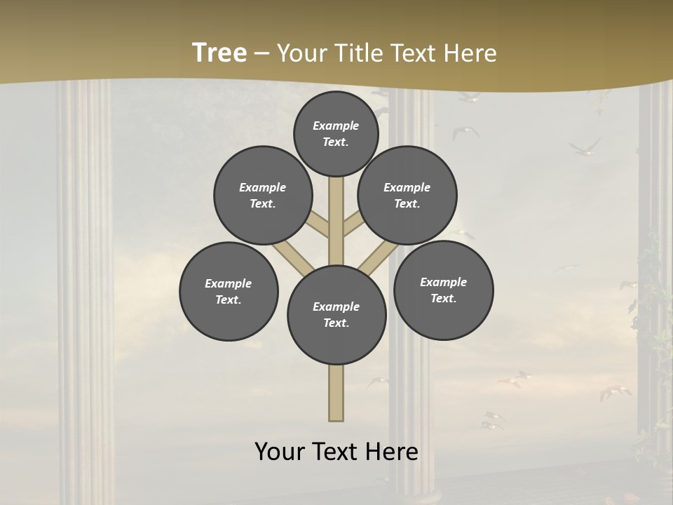 Light Horizon Heaven PowerPoint Template