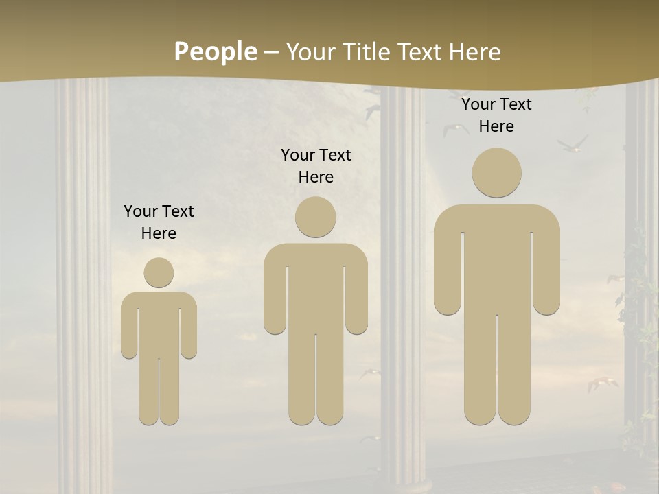 Light Horizon Heaven PowerPoint Template