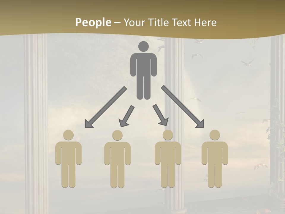 Light Horizon Heaven PowerPoint Template