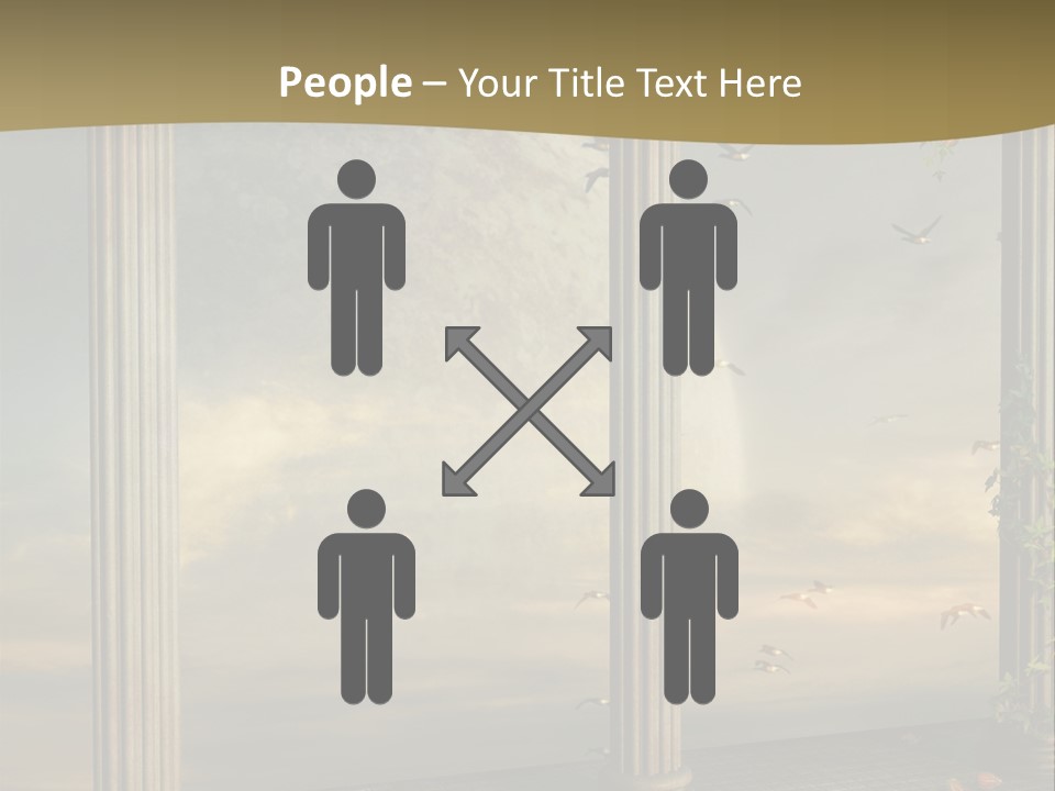 Light Horizon Heaven PowerPoint Template