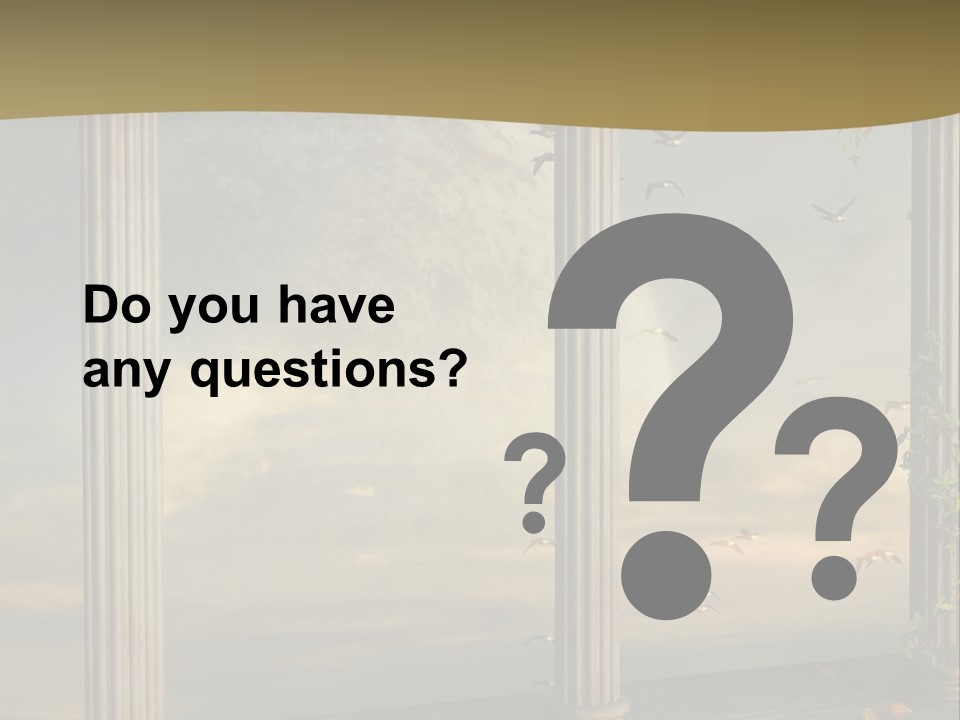 Light Horizon Heaven PowerPoint Template