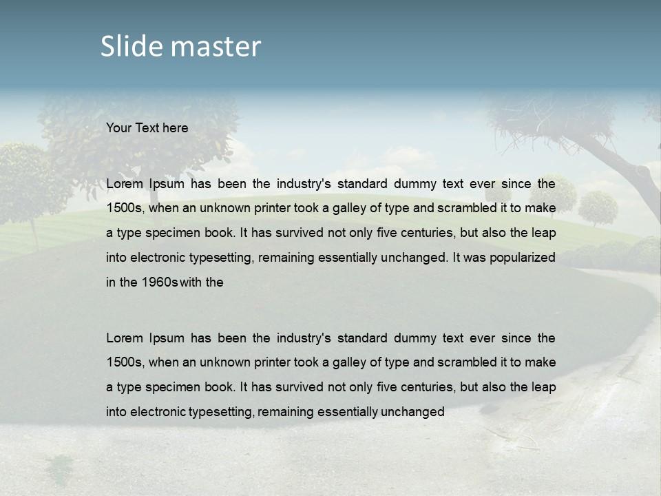 Farm Tale Picnic PowerPoint Template