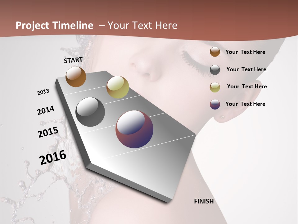 White Body Beautiful PowerPoint Template