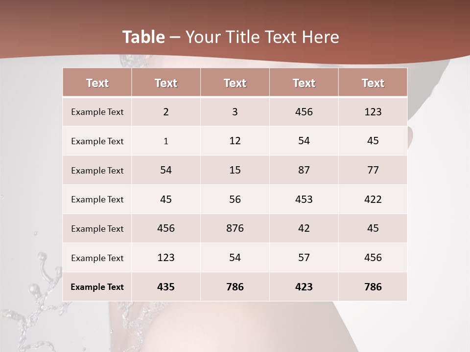 White Body Beautiful PowerPoint Template