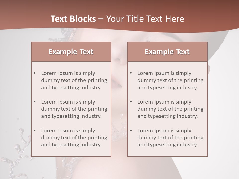 White Body Beautiful PowerPoint Template