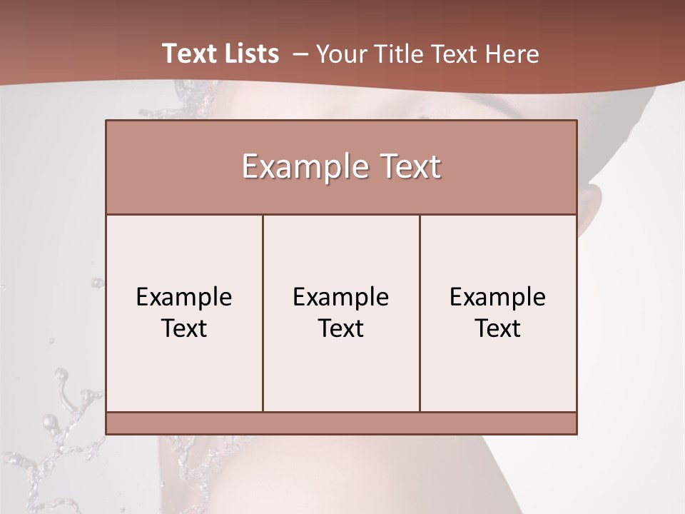 White Body Beautiful PowerPoint Template