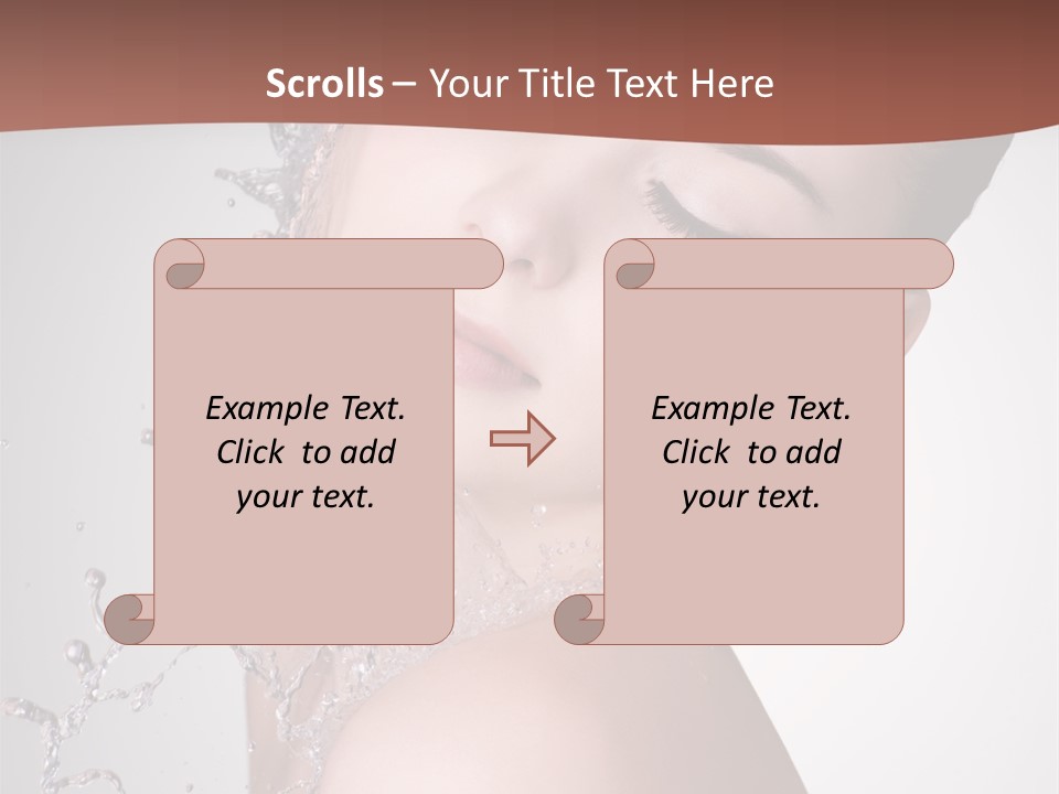 White Body Beautiful PowerPoint Template