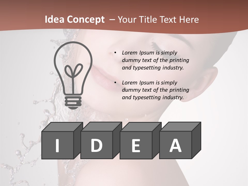 White Body Beautiful PowerPoint Template