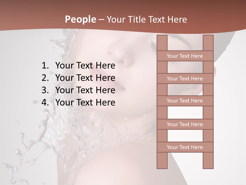 White Body Beautiful PowerPoint Template