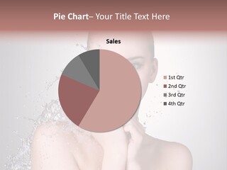 Colored Backgound Wet Horizontal PowerPoint Template