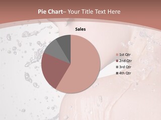 Portrait Beautiful Wet PowerPoint Template