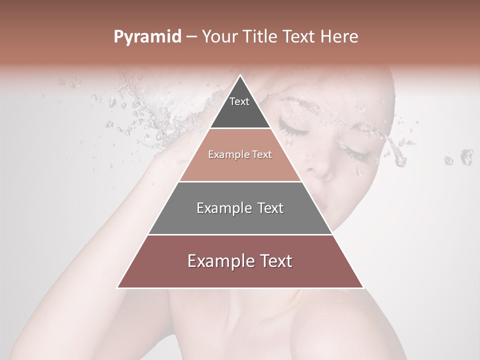 Colored Backgound Pure Caucasian PowerPoint Template