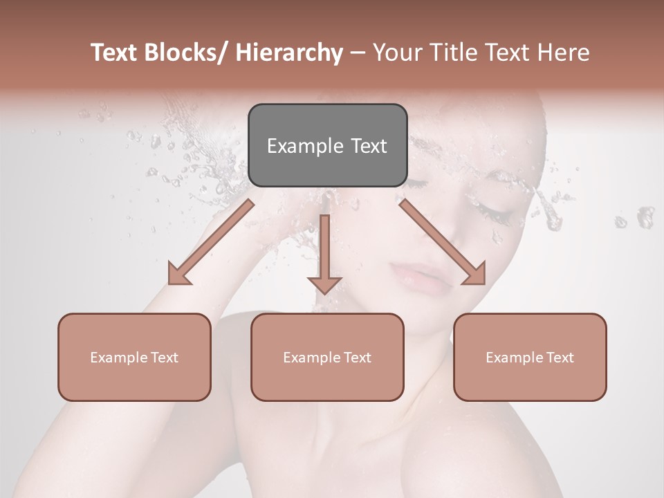 Colored Backgound Pure Caucasian PowerPoint Template