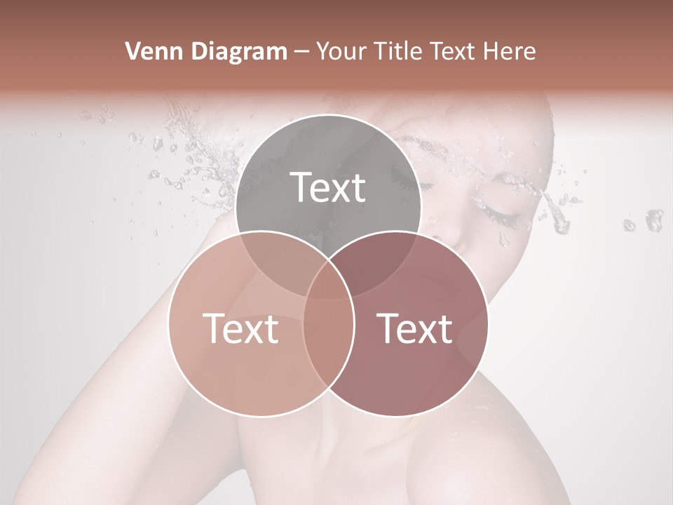 Colored Backgound Pure Caucasian PowerPoint Template