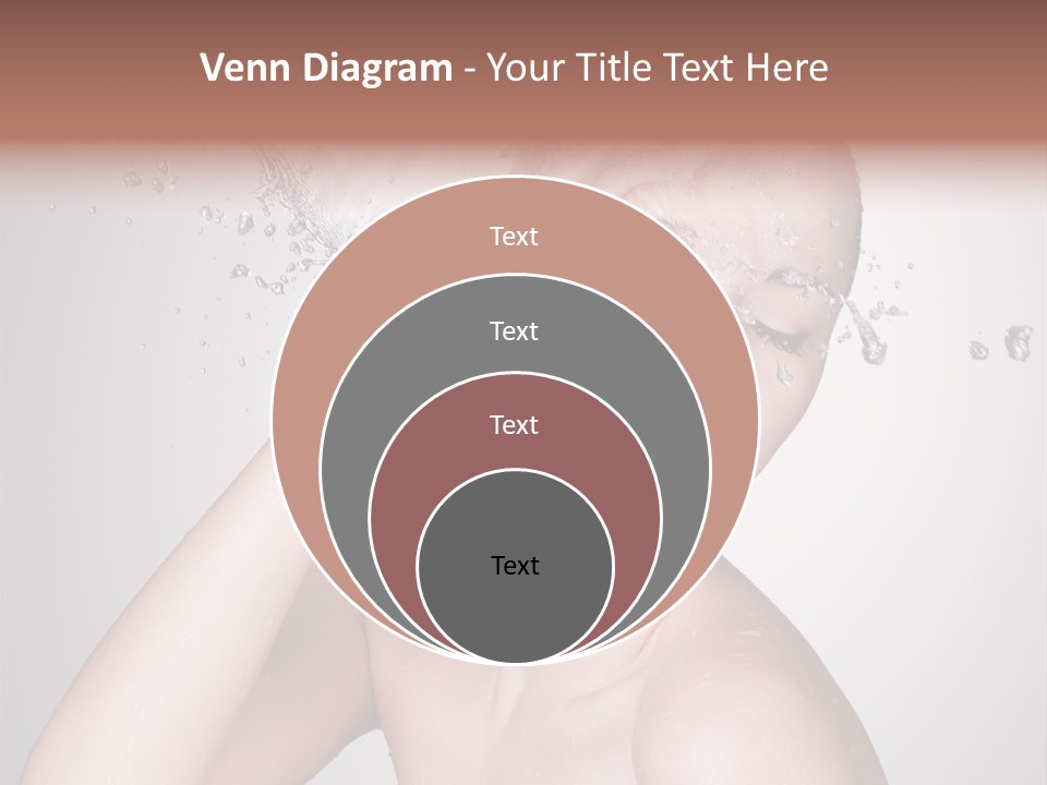 Colored Backgound Pure Caucasian PowerPoint Template