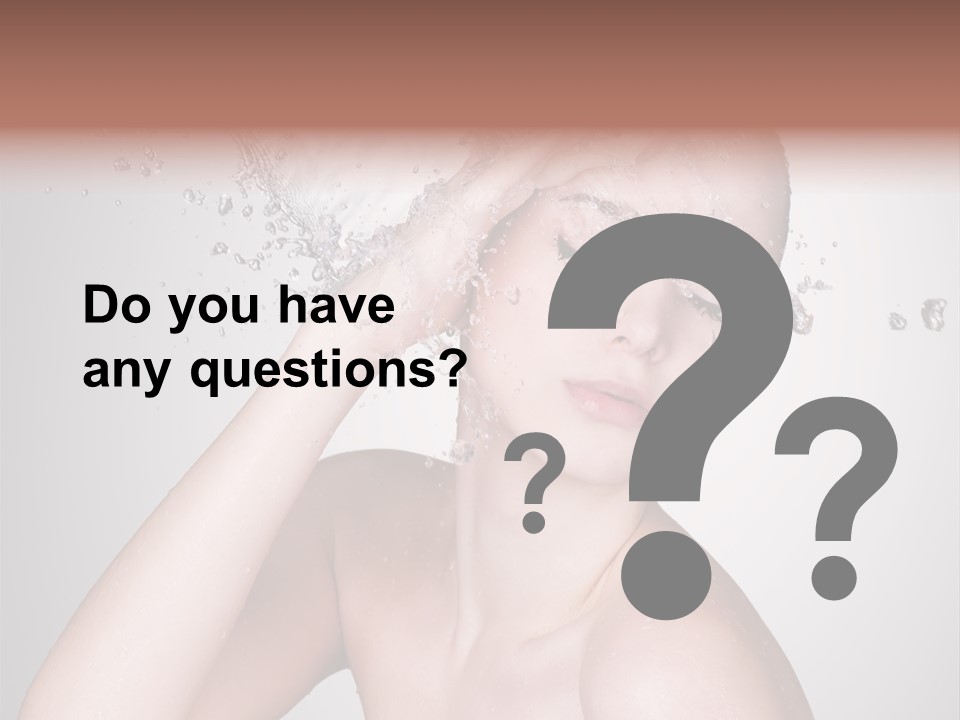 Colored Backgound Pure Caucasian PowerPoint Template