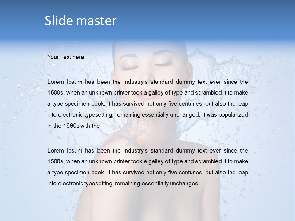 Woman Ceremony Children PowerPoint Template