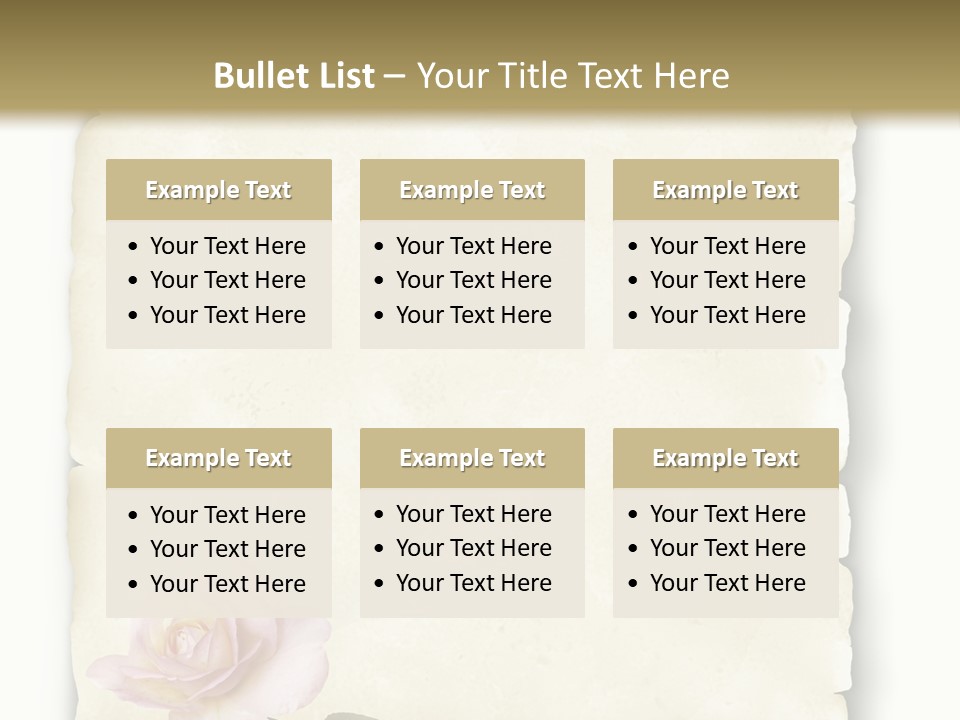 Liebe Nachricht Protokoll PowerPoint Template