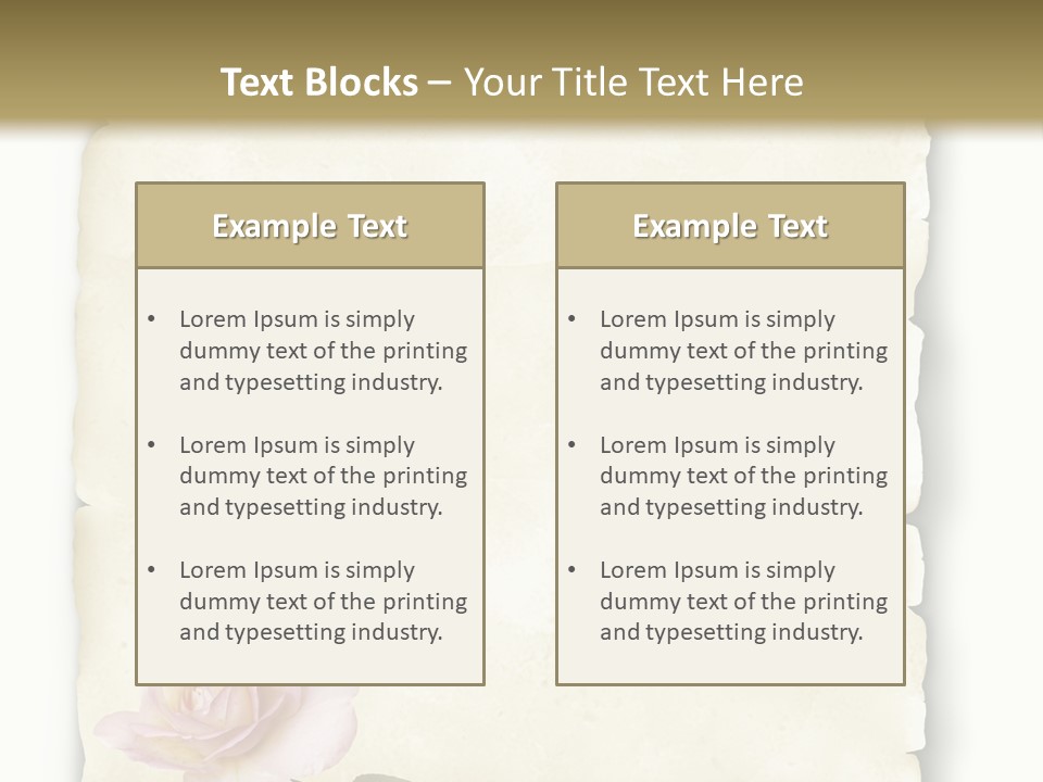 Liebe Nachricht Protokoll PowerPoint Template